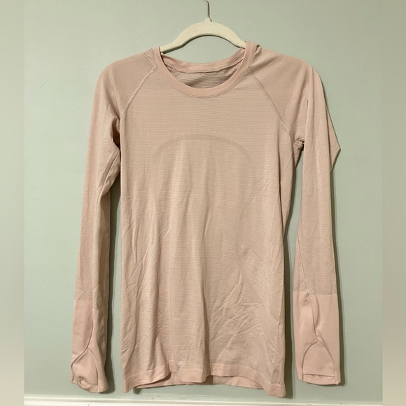 Lululemon Swiftly Tech long sleeve shirt 4 light pink - Picture 1 of 8